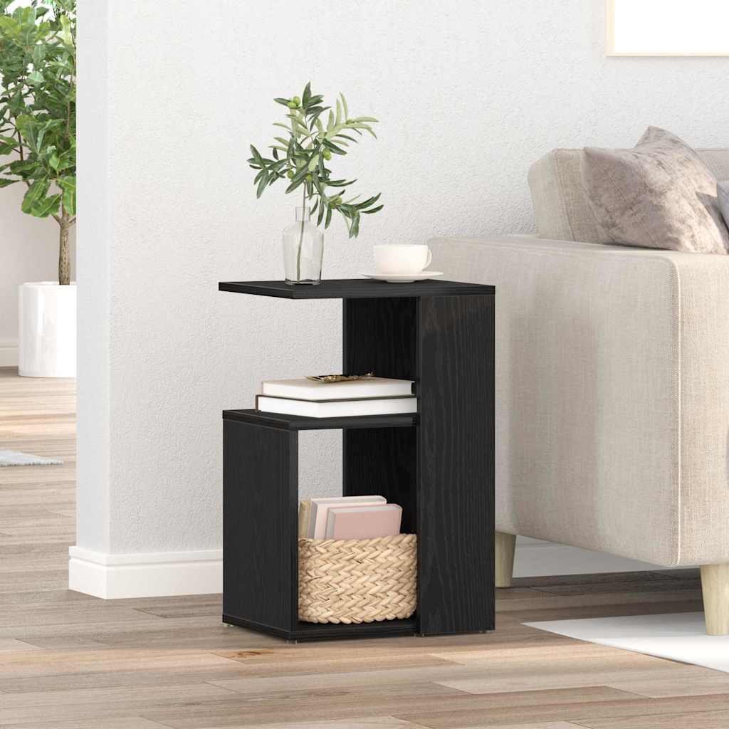 Bocni stol Crni hrast 36 x 30 x 56 cm Konstruirano drvo