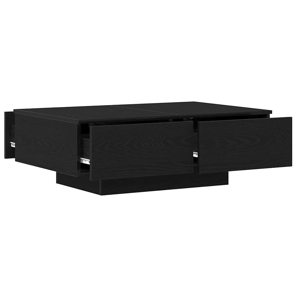 Kava Stol Crni hrast 90 x 60 x 31 cm Konstruirano drvo