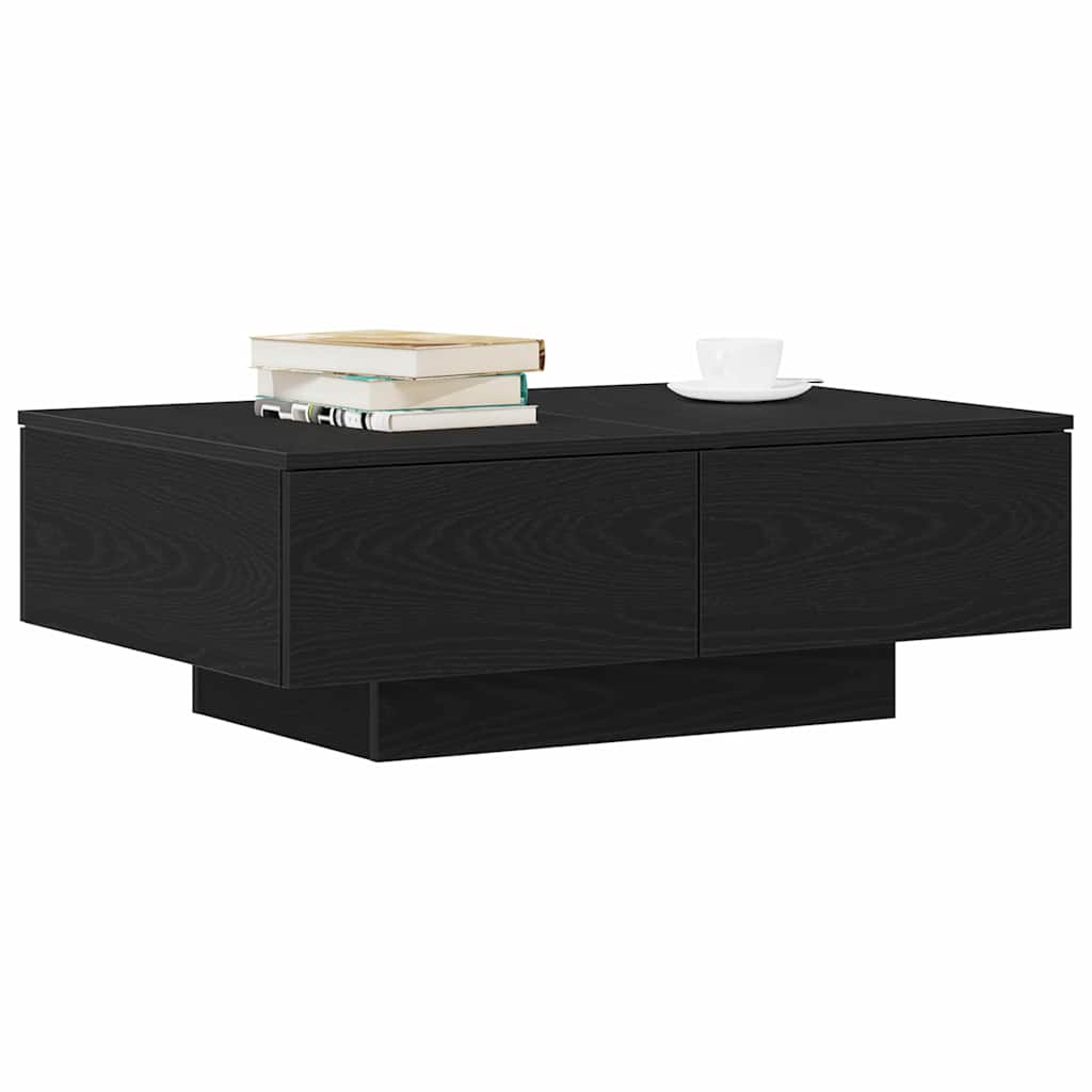 Kava Stol Crni hrast 90 x 60 x 31 cm Konstruirano drvo