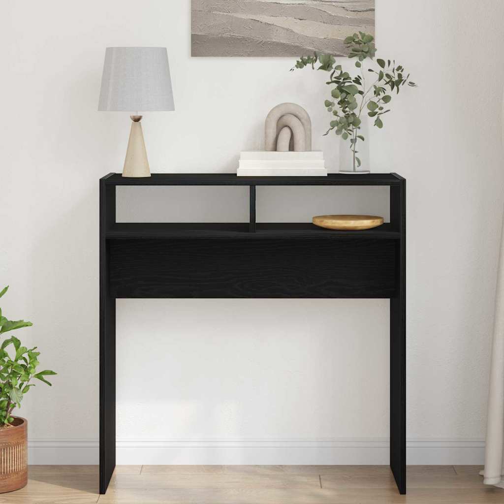 Konzolna stolica Crni hrast 78 x 30 x 80 cm Konstruirano drvo