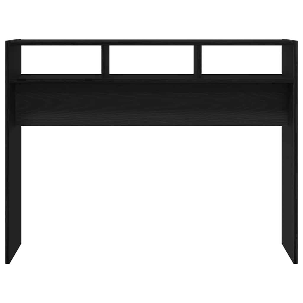 Konzolni Stol Crni hrast 105 x 30 x 80 cm Konstruirano drvo