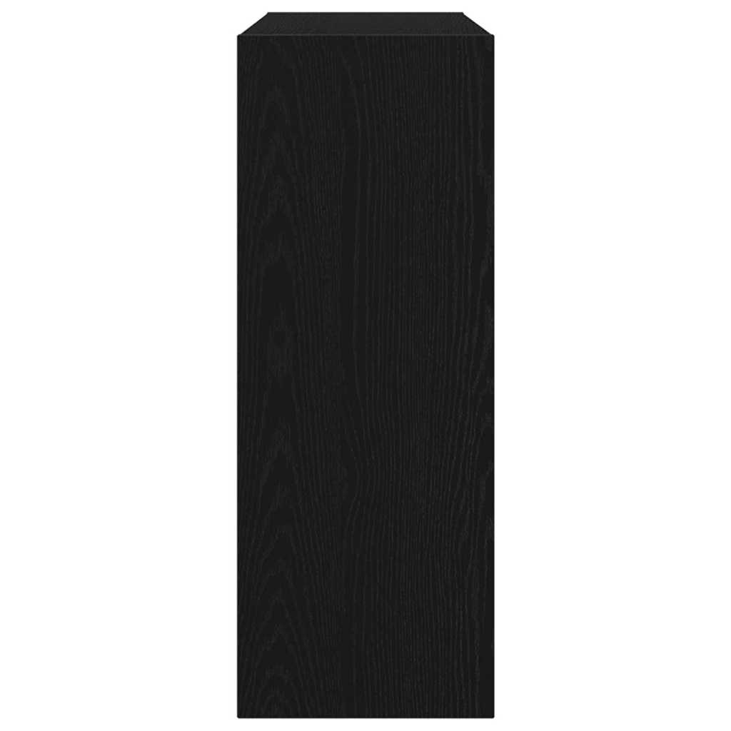 Konzolni Stol Crni hrast 105 x 30 x 80 cm Konstruirano drvo