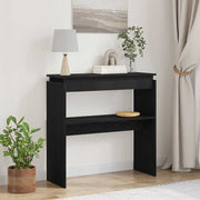 Konzolna stolica Crni hrast 80 x 30 x 80 cm Konstruirano drvo
