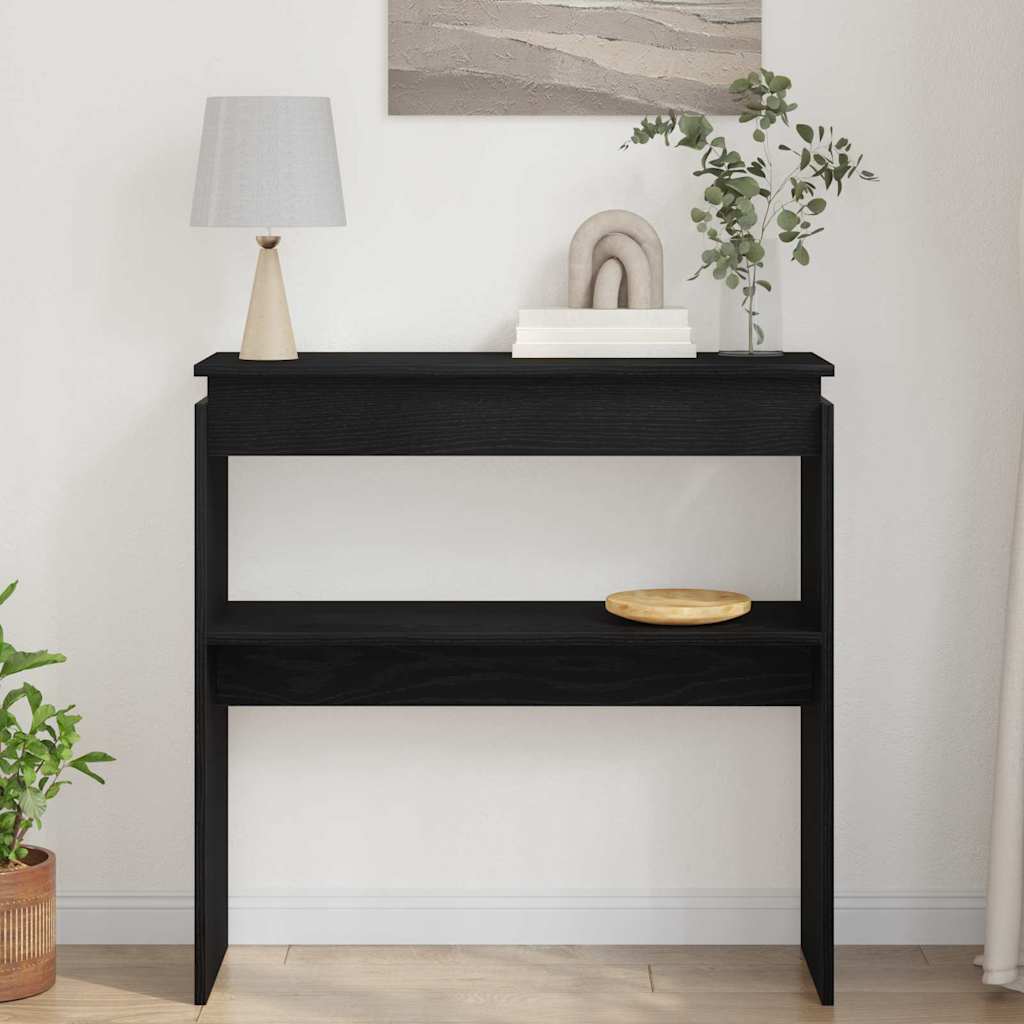 Konzolna stolica Crni hrast 80 x 30 x 80 cm Konstruirano drvo