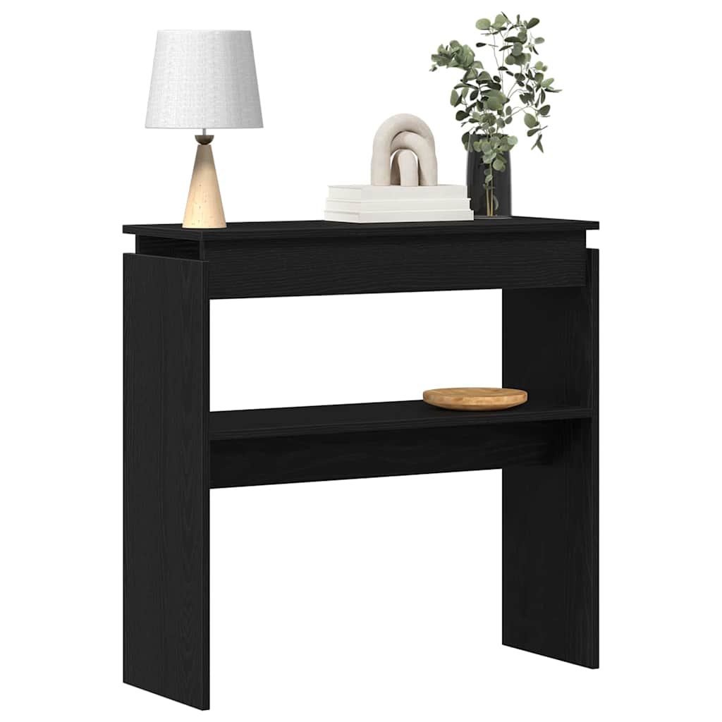 Konzolna stolica Crni hrast 80 x 30 x 80 cm Konstruirano drvo