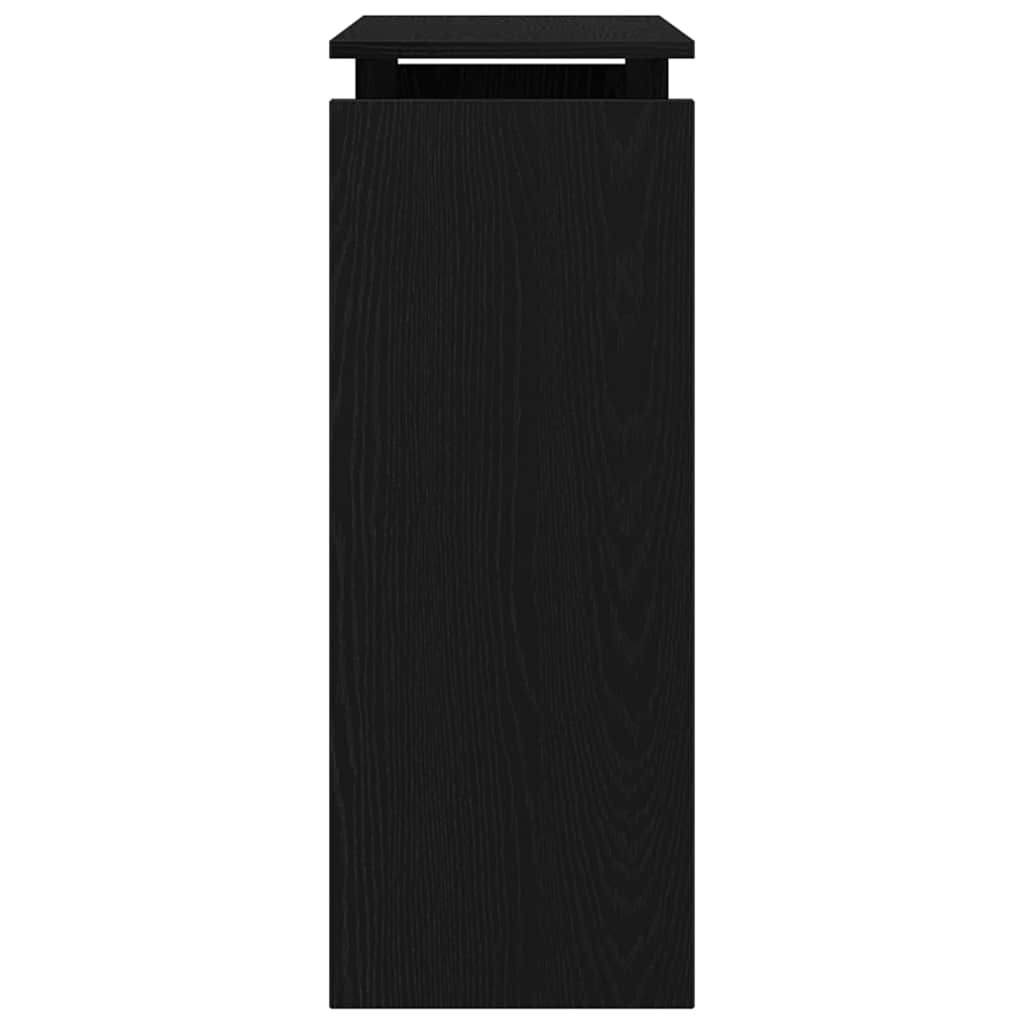 Konzolna stolica Crni hrast 80 x 30 x 80 cm Konstruirano drvo