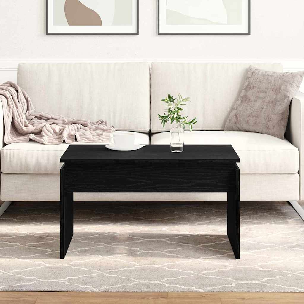 Kava Stol Crni hrast 68 x 50 x 38 cm Konstruirano drvo