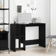 Stol s policom Crni hrast 102,5 x 35 x 75 cm Konstruirano drvo