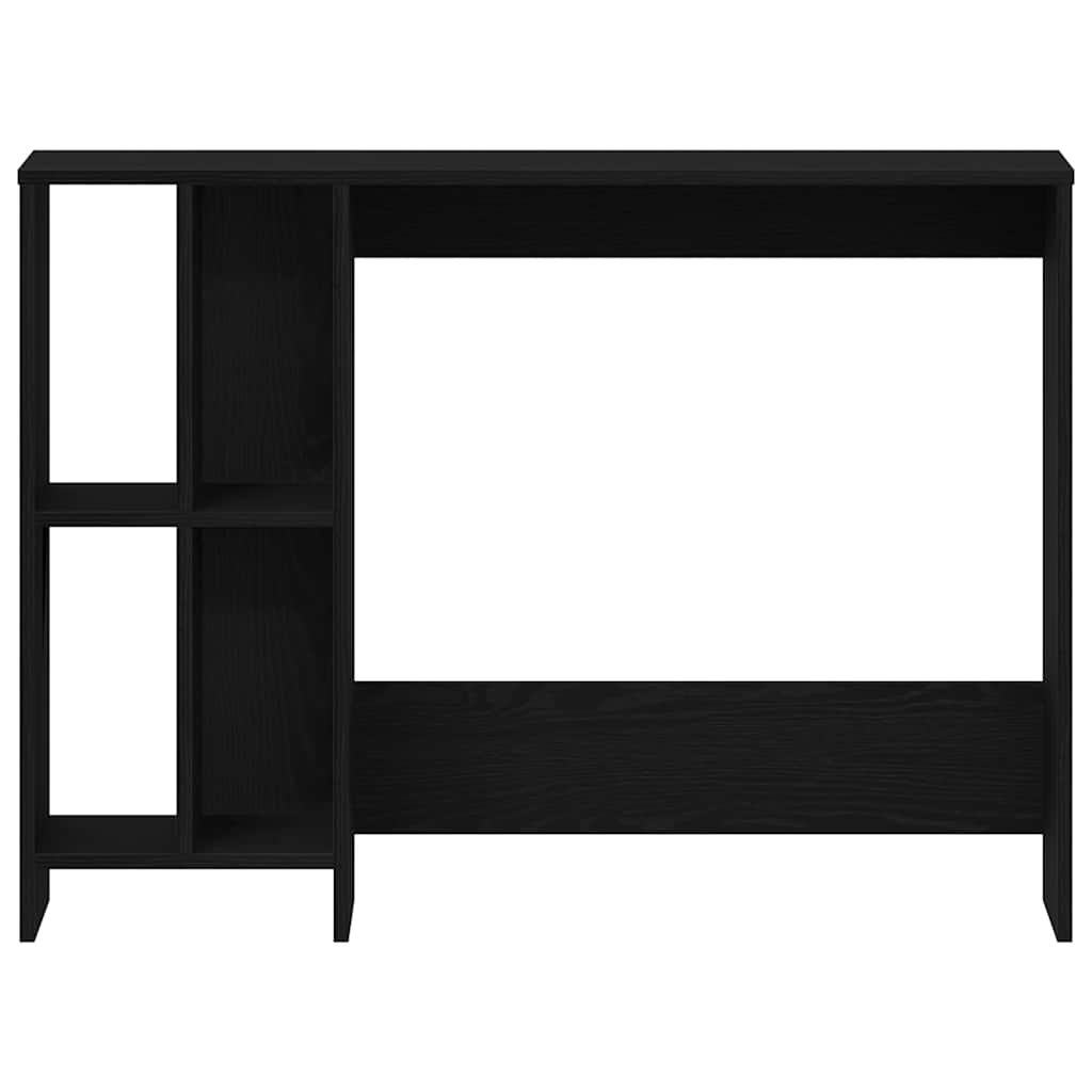 Stol s policom Crni hrast 102,5 x 35 x 75 cm Konstruirano drvo