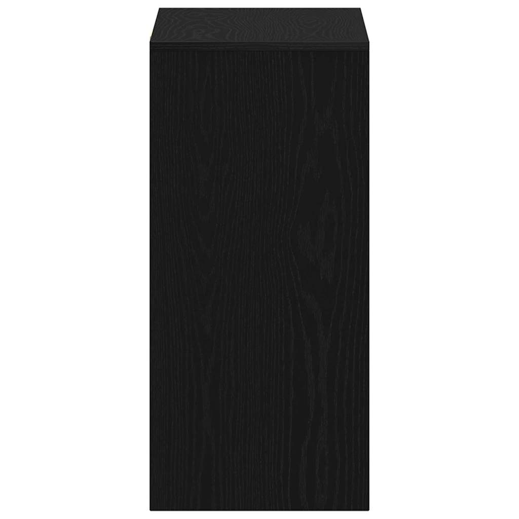 Stol s policom Crni hrast 102,5 x 35 x 75 cm Konstruirano drvo