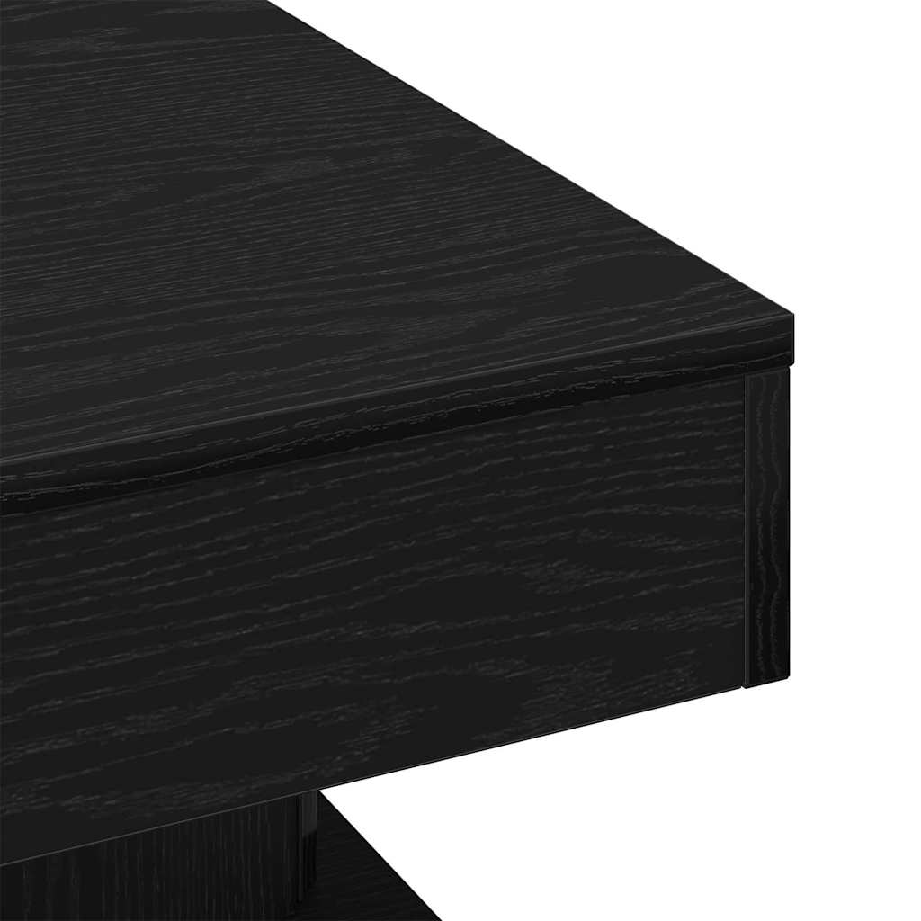 Kava Stol Crni hrast 57 x 57 x 30 cm Konstruirano drvo