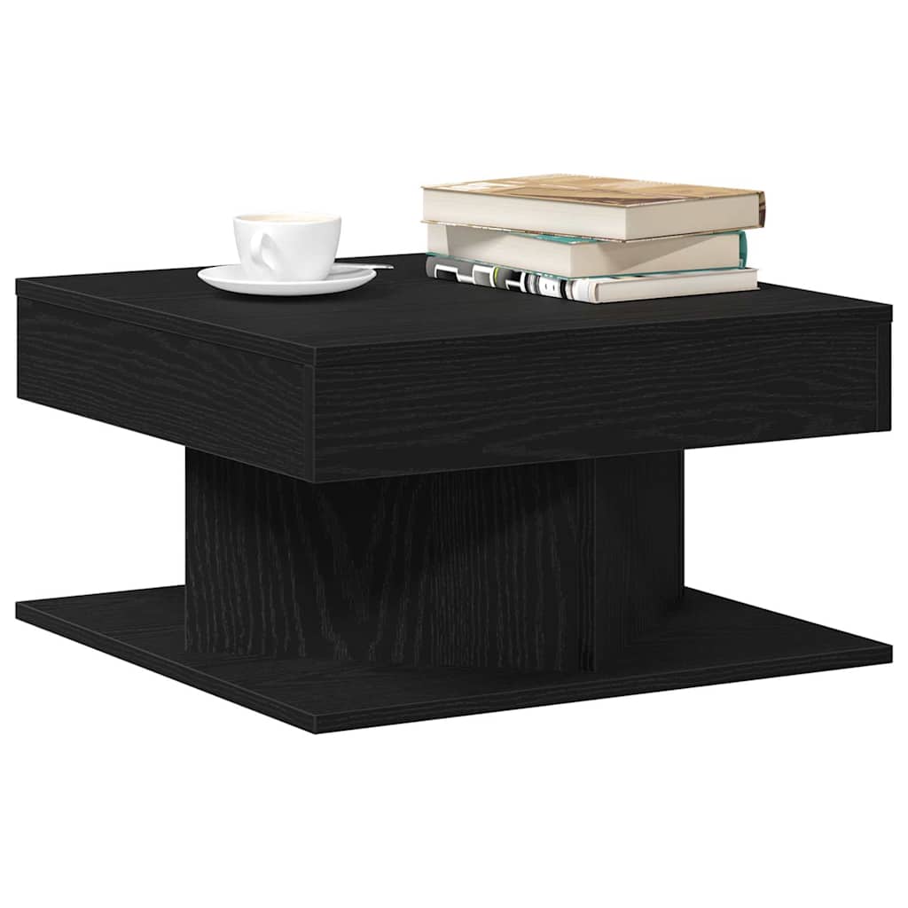 Kava Stol Crni hrast 57 x 57 x 30 cm Konstruirano drvo