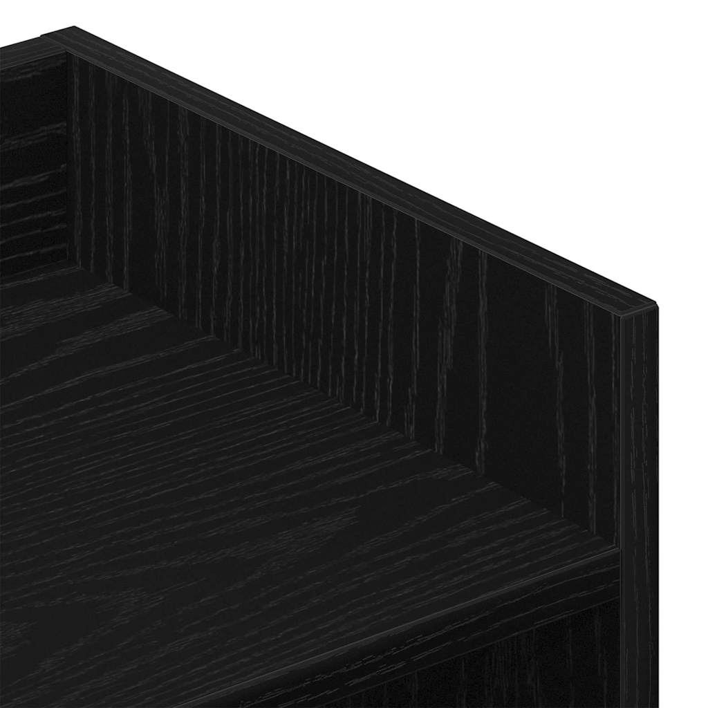 Kreveta Crni hrast 105 x 30 x 70 cm Konstruirano drvo