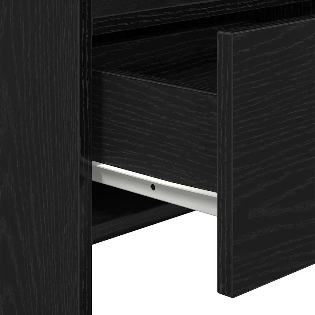 Kreveta Crni hrast 105 x 30 x 70 cm Konstruirano drvo
