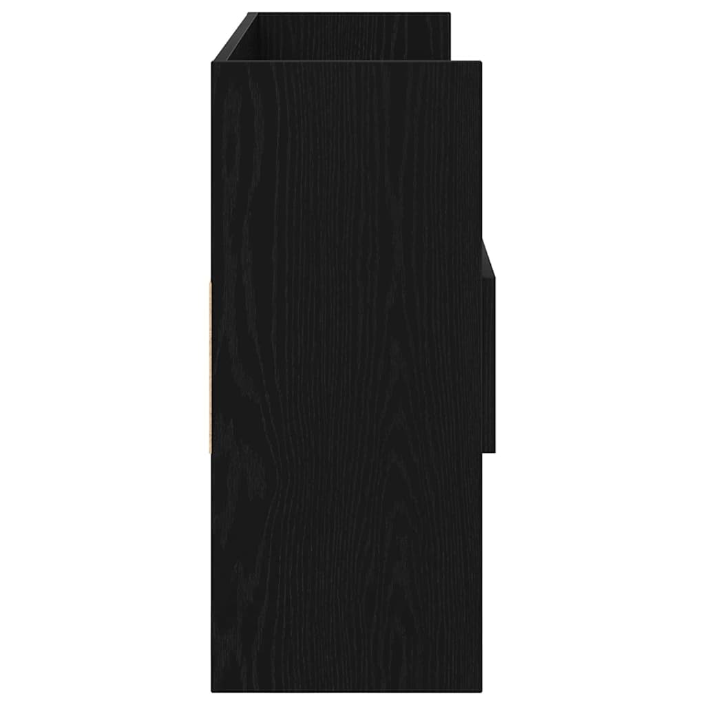 Kreveta Crni hrast 105 x 30 x 70 cm Konstruirano drvo