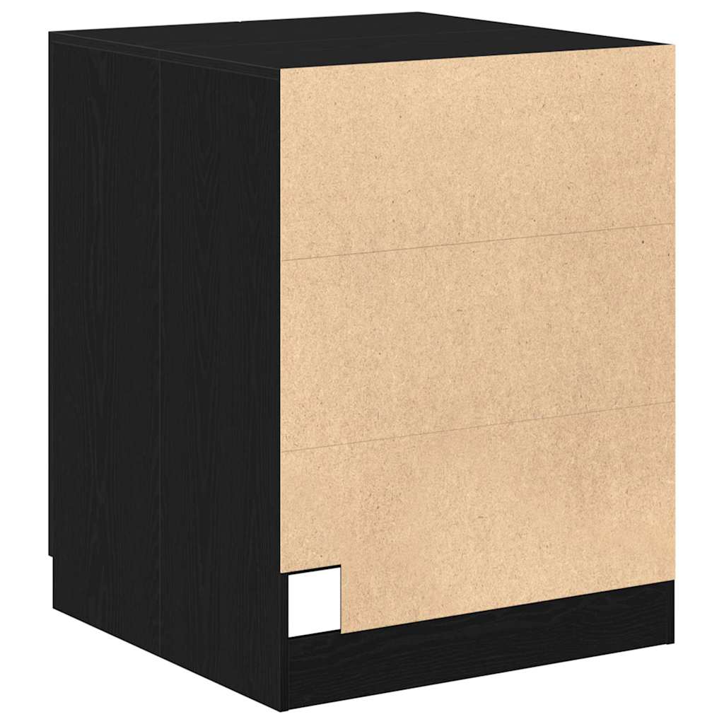 Ormar za perilicu rublja Crni hrast 70,5 x 71,5 x 91,5 cm