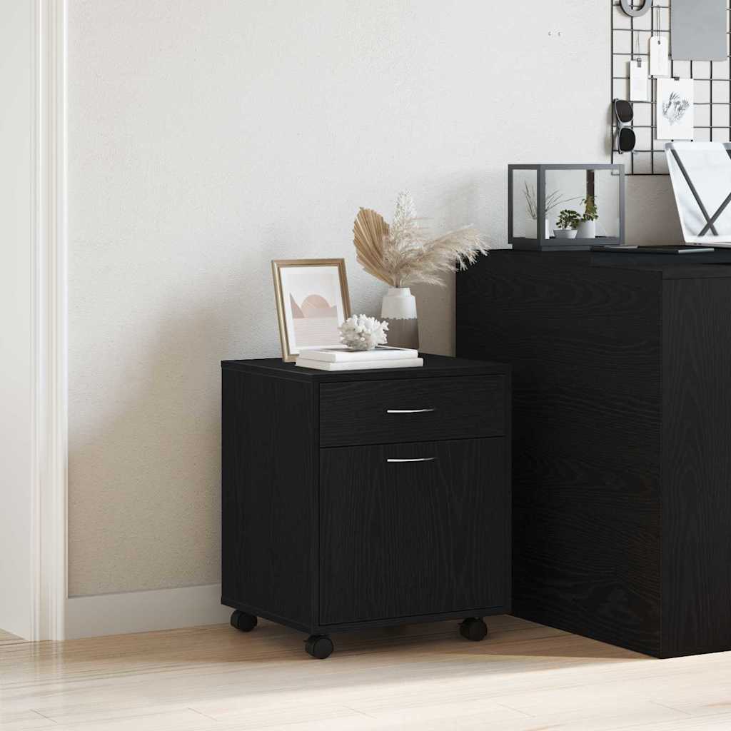 Mobilni ormar Crni hrast 45 x 38 x 54 cm Konstruirano drvo