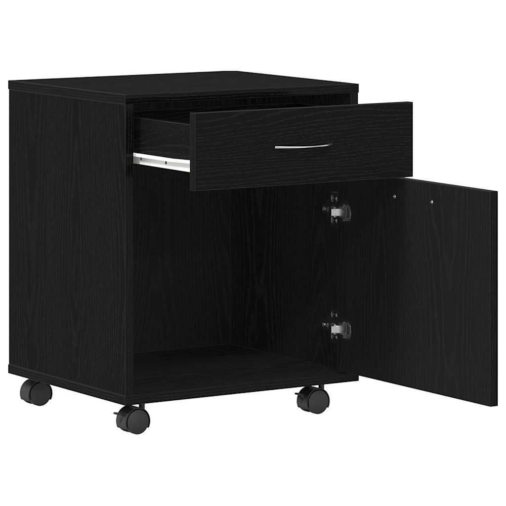 Mobilni ormar Crni hrast 45 x 38 x 54 cm Konstruirano drvo
