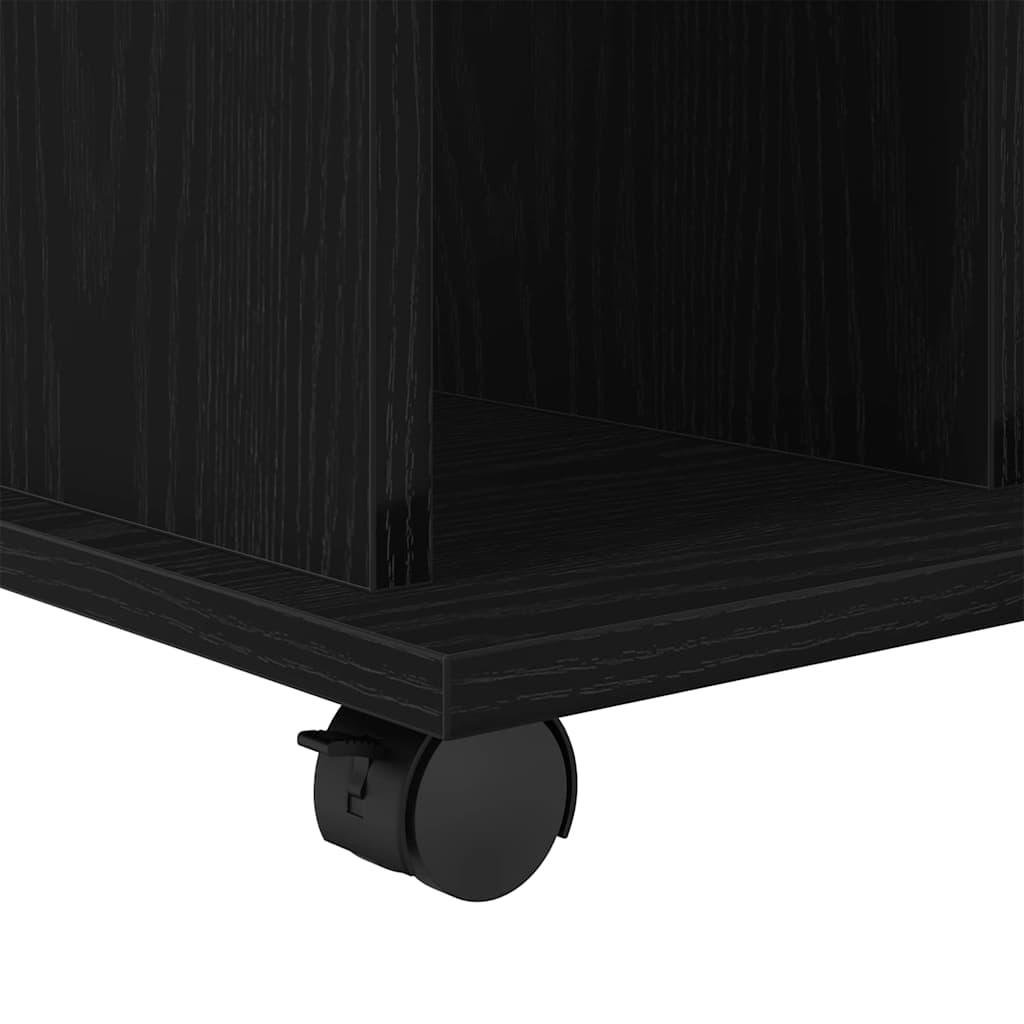 Mobilni ormar Crni hrast 60 x 45 x 55 cm Konstruirano drvo