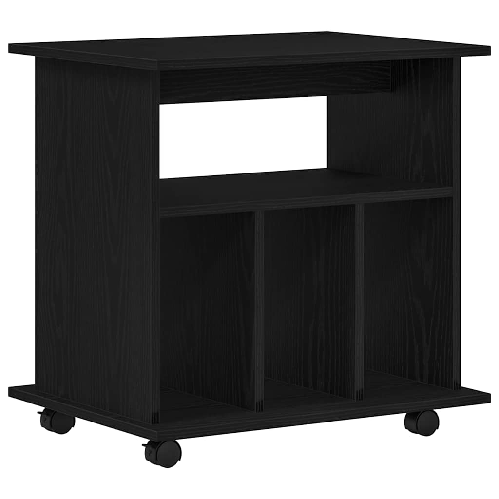 Mobilni ormar Crni hrast 60 x 45 x 55 cm Konstruirano drvo