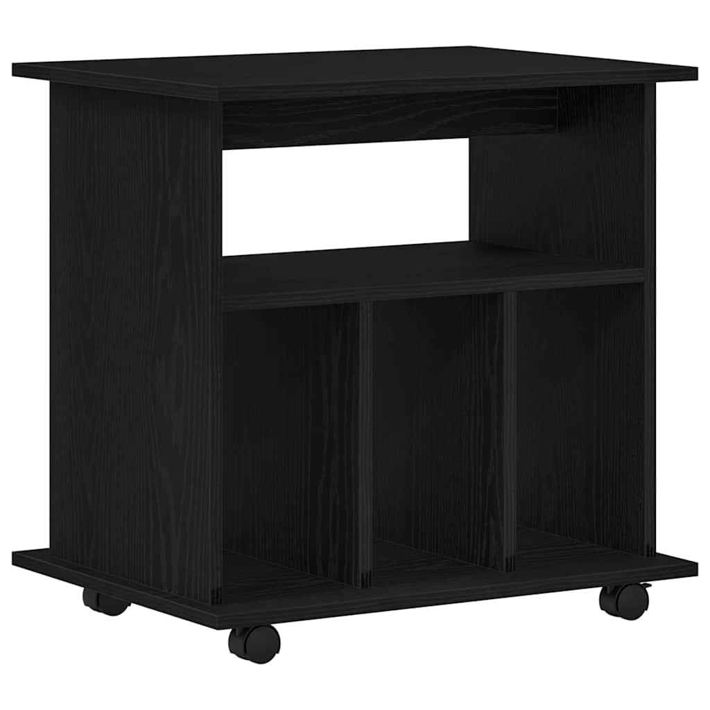 Mobilni ormar Crni hrast 60 x 45 x 55 cm Konstruirano drvo
