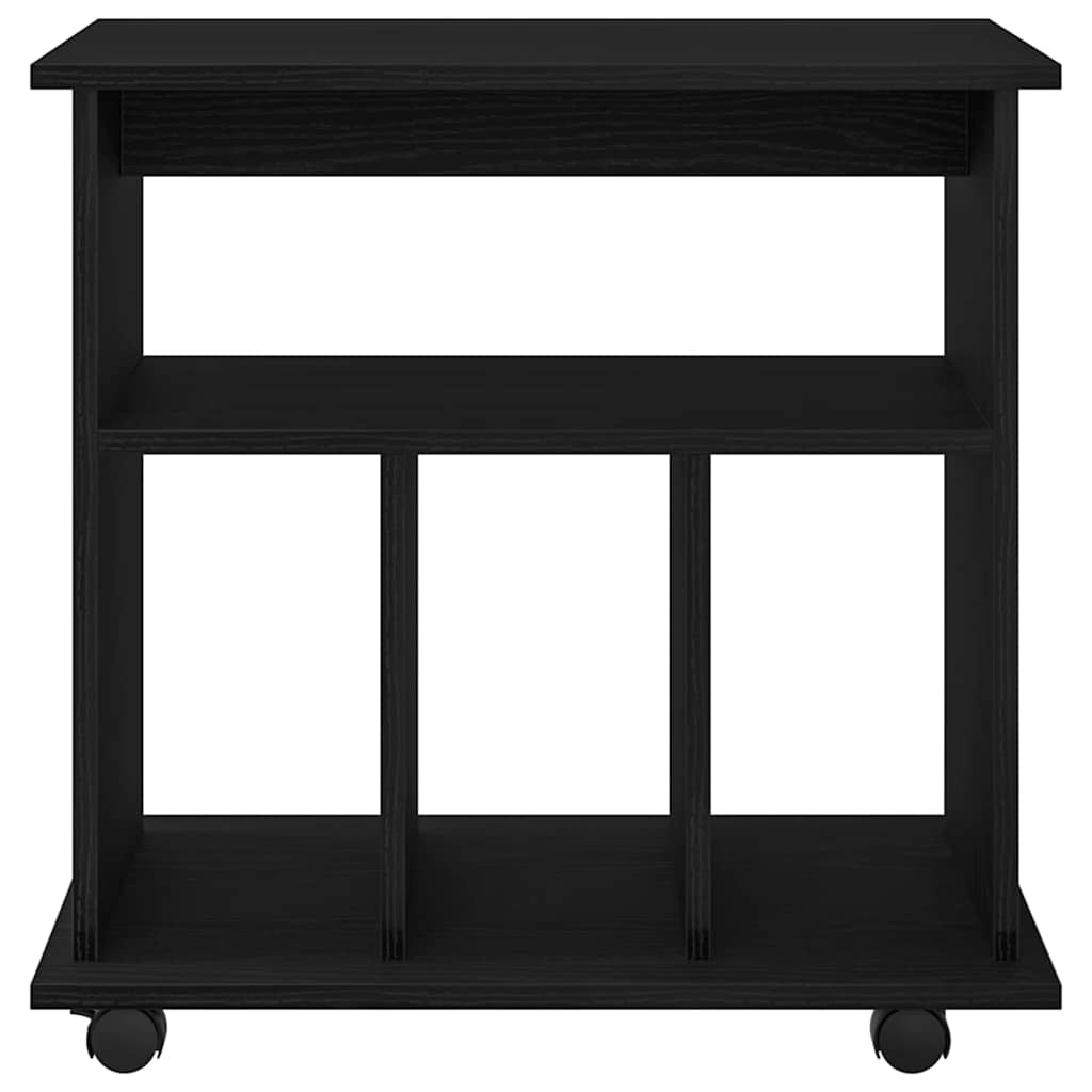 Mobilni ormar Crni hrast 60 x 45 x 55 cm Konstruirano drvo