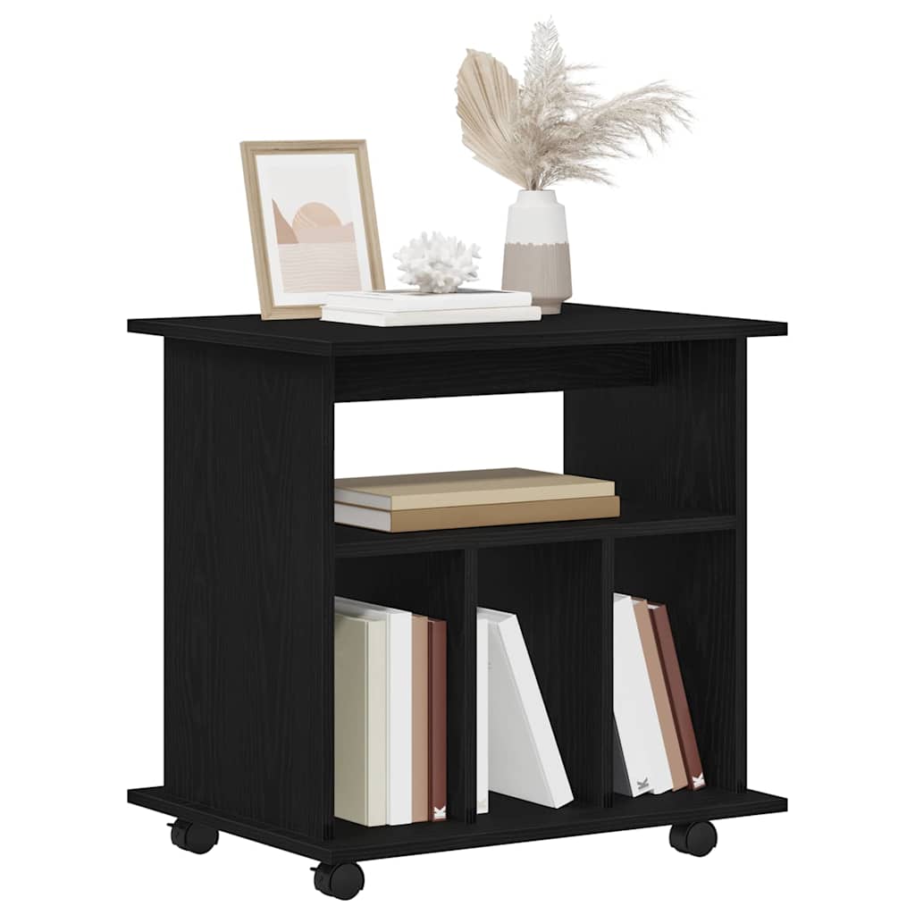 Mobilni ormar Crni hrast 60 x 45 x 55 cm Konstruirano drvo