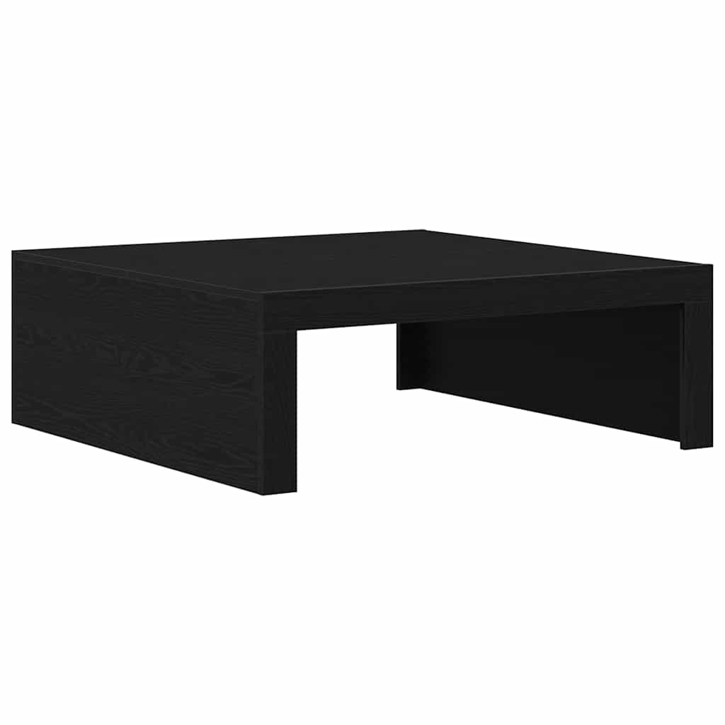 Kava Stol Crni hrast 100 x 100 x 35 cm Konstruirano drvo