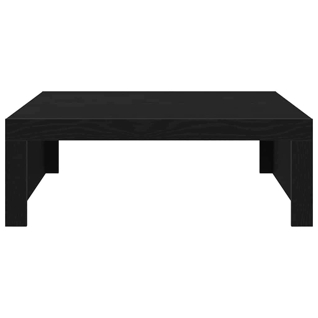 Kava Stol Crni hrast 100 x 100 x 35 cm Konstruirano drvo