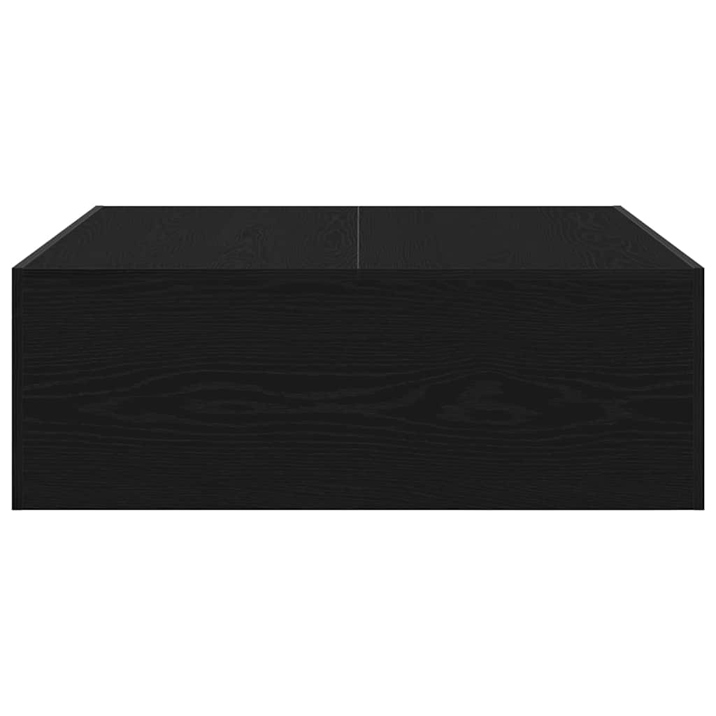 Kava Stol Crni hrast 100 x 100 x 35 cm Konstruirano drvo