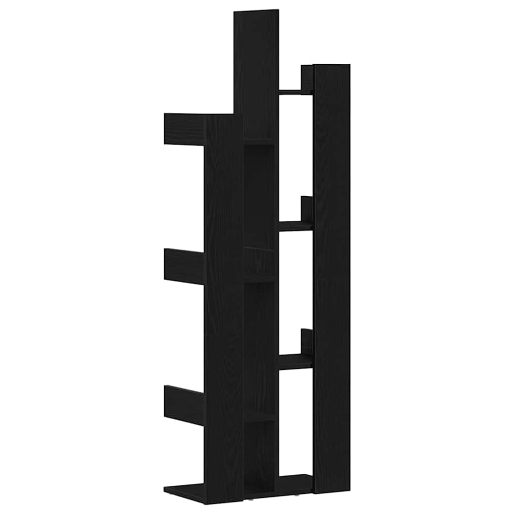 Police za knjige Crni hrast 48 x 25,5 x 140 cm