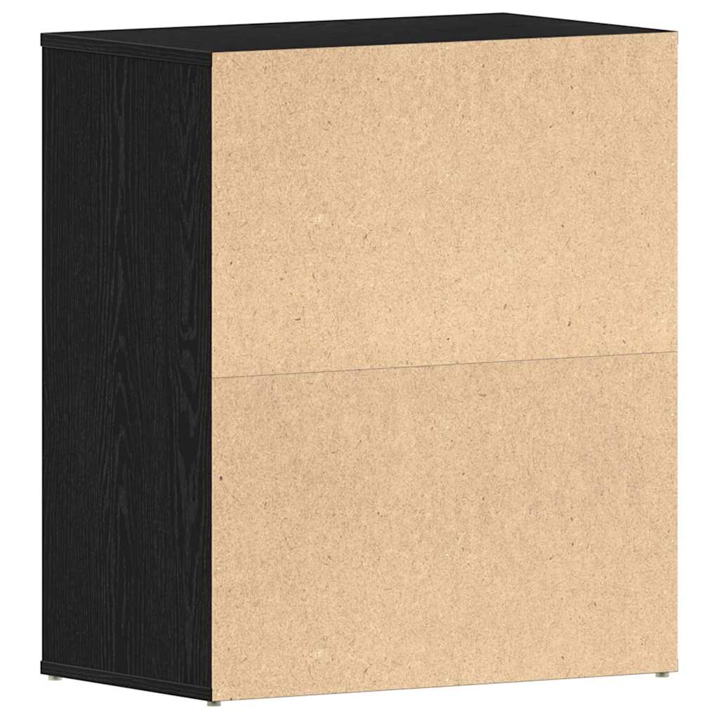Ormar za cipele Crni hrast 60 x 35 x 70 cm Konstruirano drvo