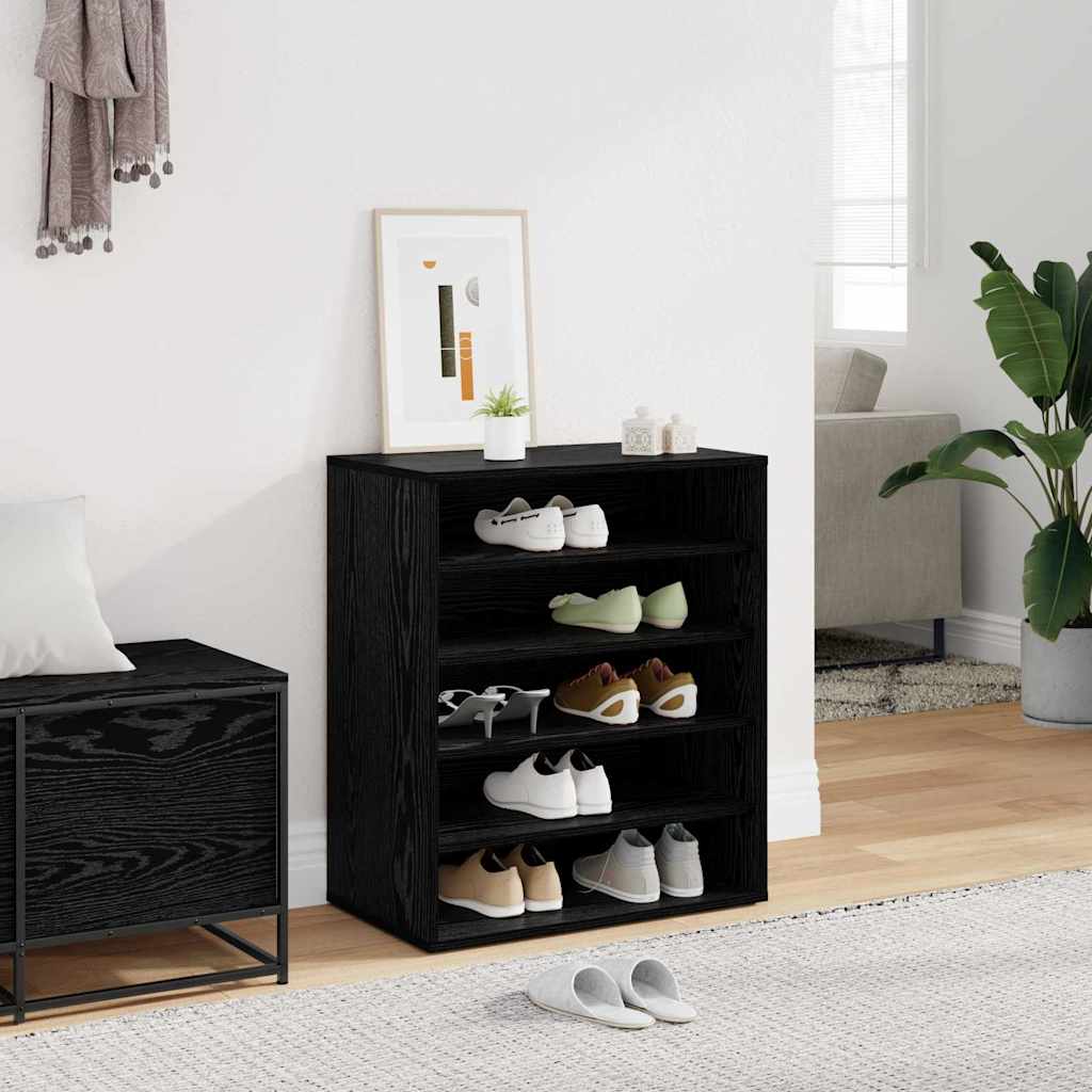 Ormar za cipele Crni hrast 60 x 35 x 70 cm Konstruirano drvo