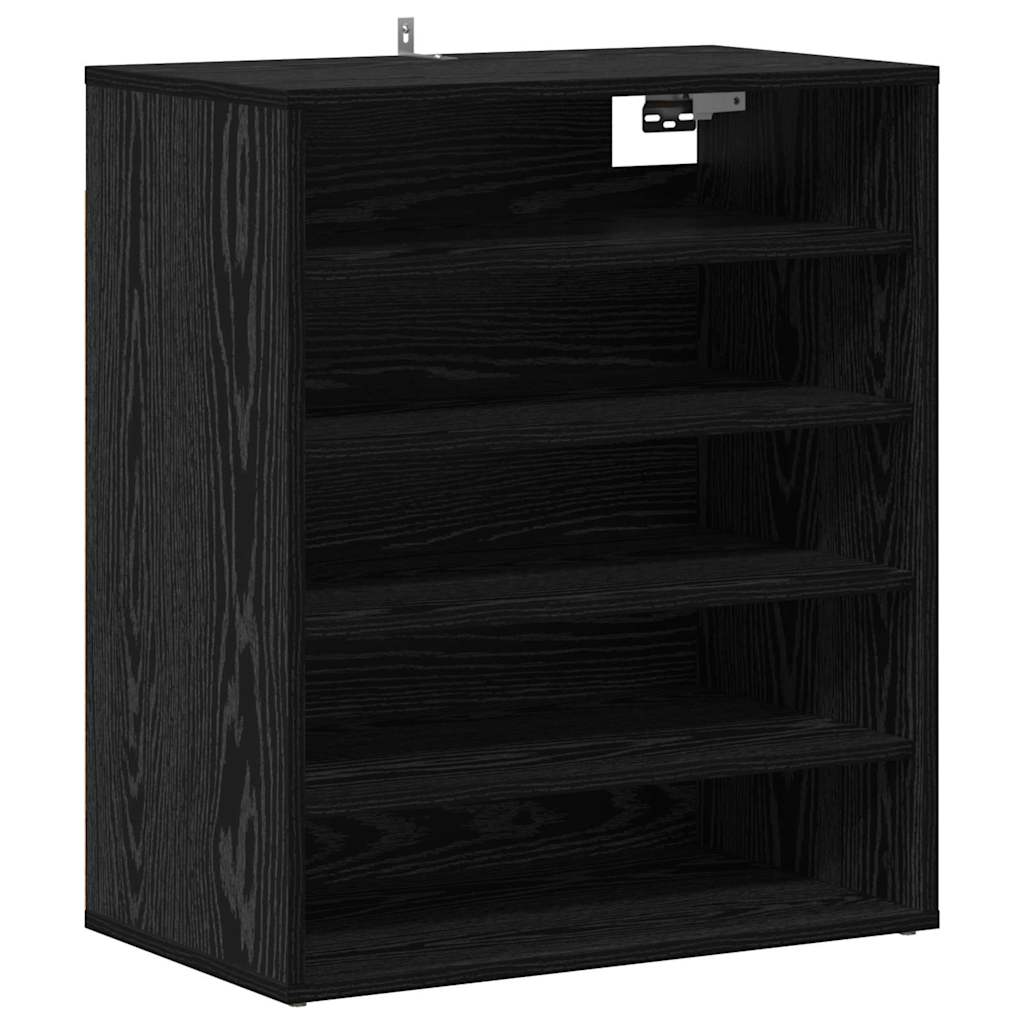 Ormar za cipele Crni hrast 60 x 35 x 70 cm Konstruirano drvo