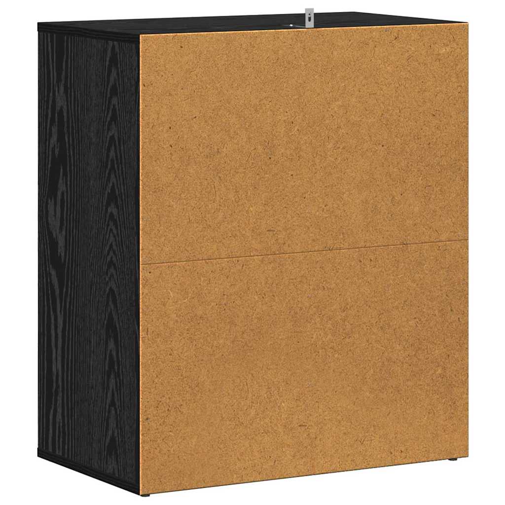 Ormar za cipele Crni hrast 60 x 35 x 70 cm Konstruirano drvo