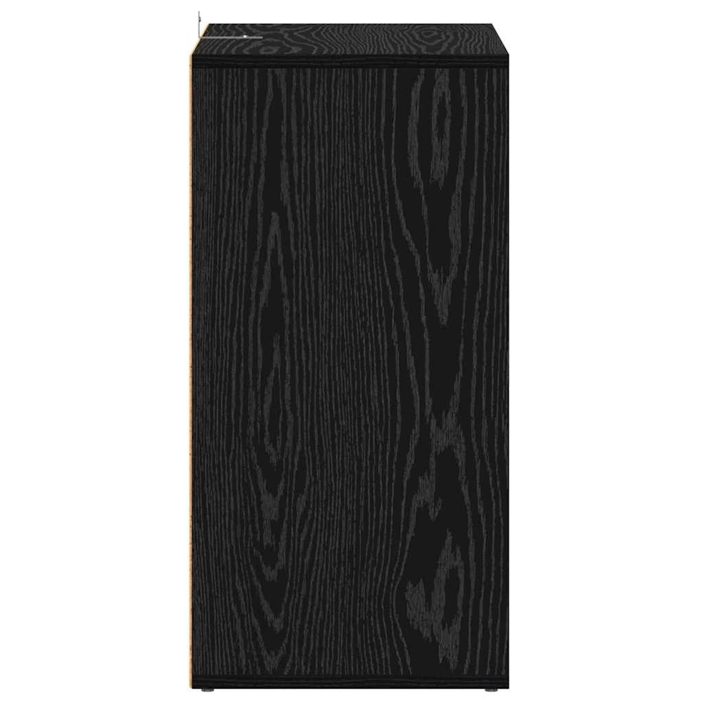 Ormar za cipele Crni hrast 60 x 35 x 70 cm Konstruirano drvo