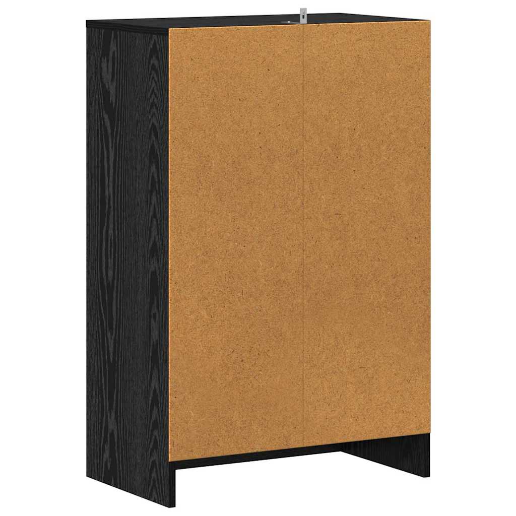 Ormar za cipele Crni hrast 60 x 35 x 92 cm Konstruirano drvo