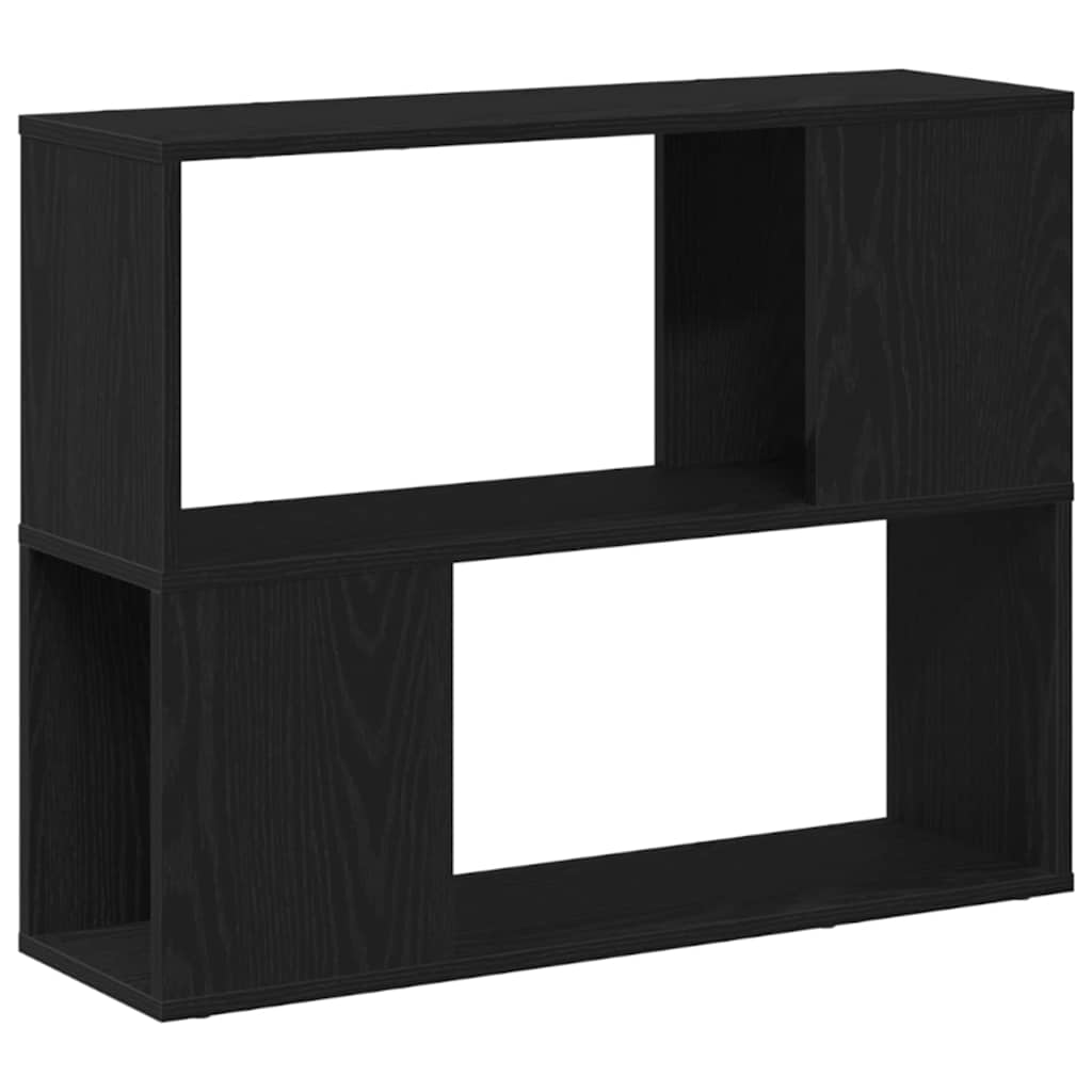 Set TV komoda Crni hrast 80 x 24 x 63 cm Konstruirano drvo