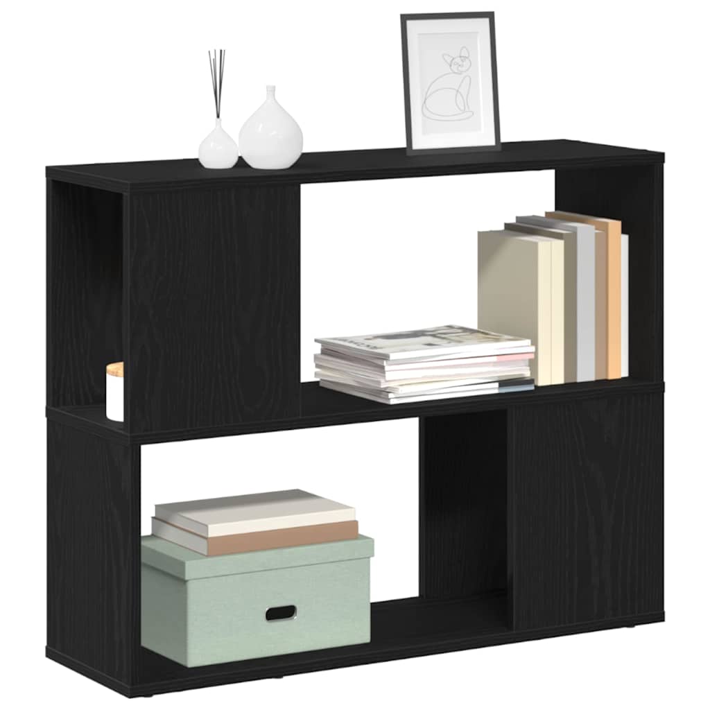 Set TV komoda Crni hrast 80 x 24 x 63 cm Konstruirano drvo