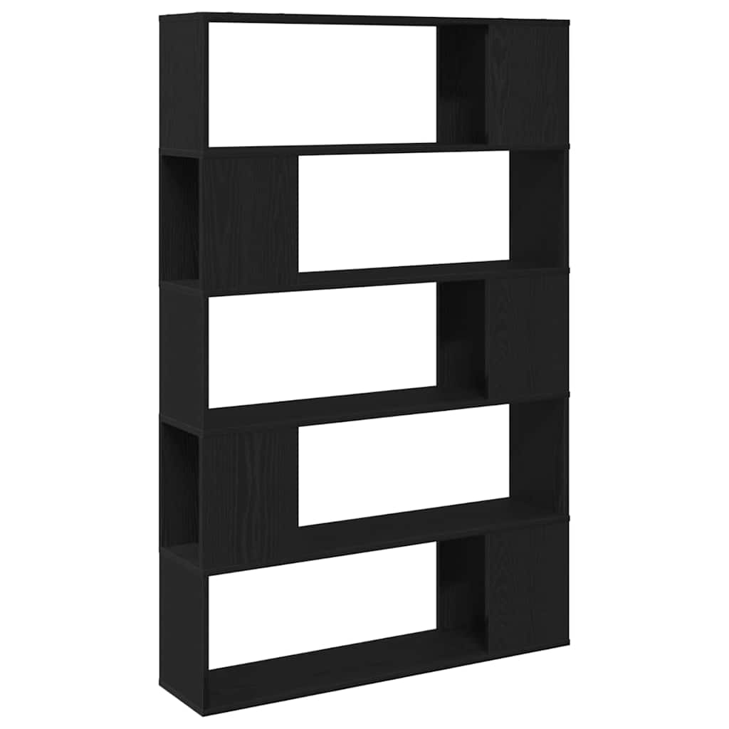 Set TV komoda Crni hrast 100 x 24 x 155 cm Konstruirano drvo
