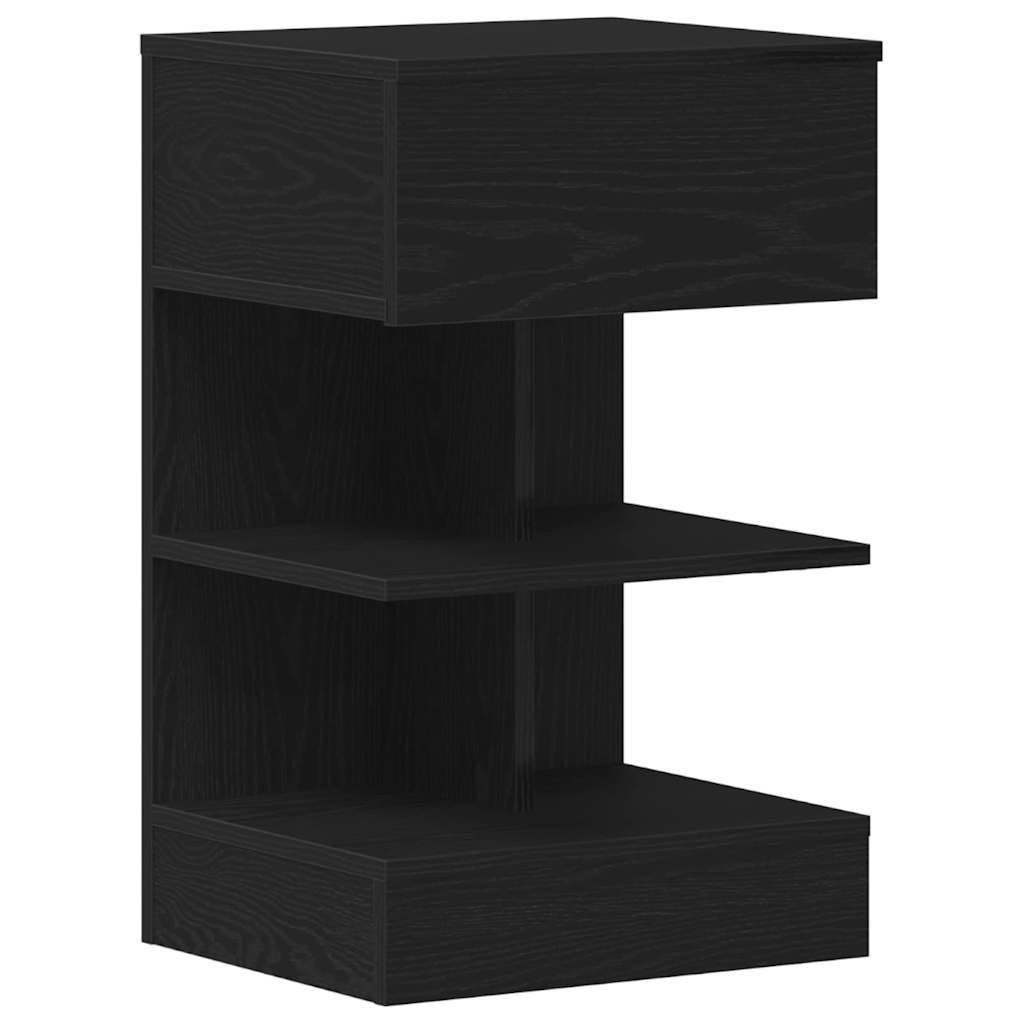 Noćni ormar Crni hrast 40 x 35 x 65 cm Konstruirano drvo