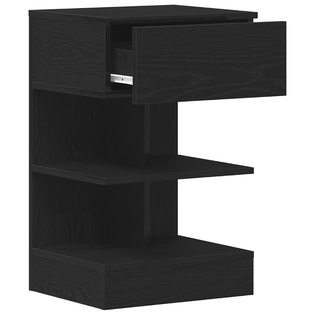 Noćni ormar Crni hrast 40 x 35 x 65 cm Konstruirano drvo