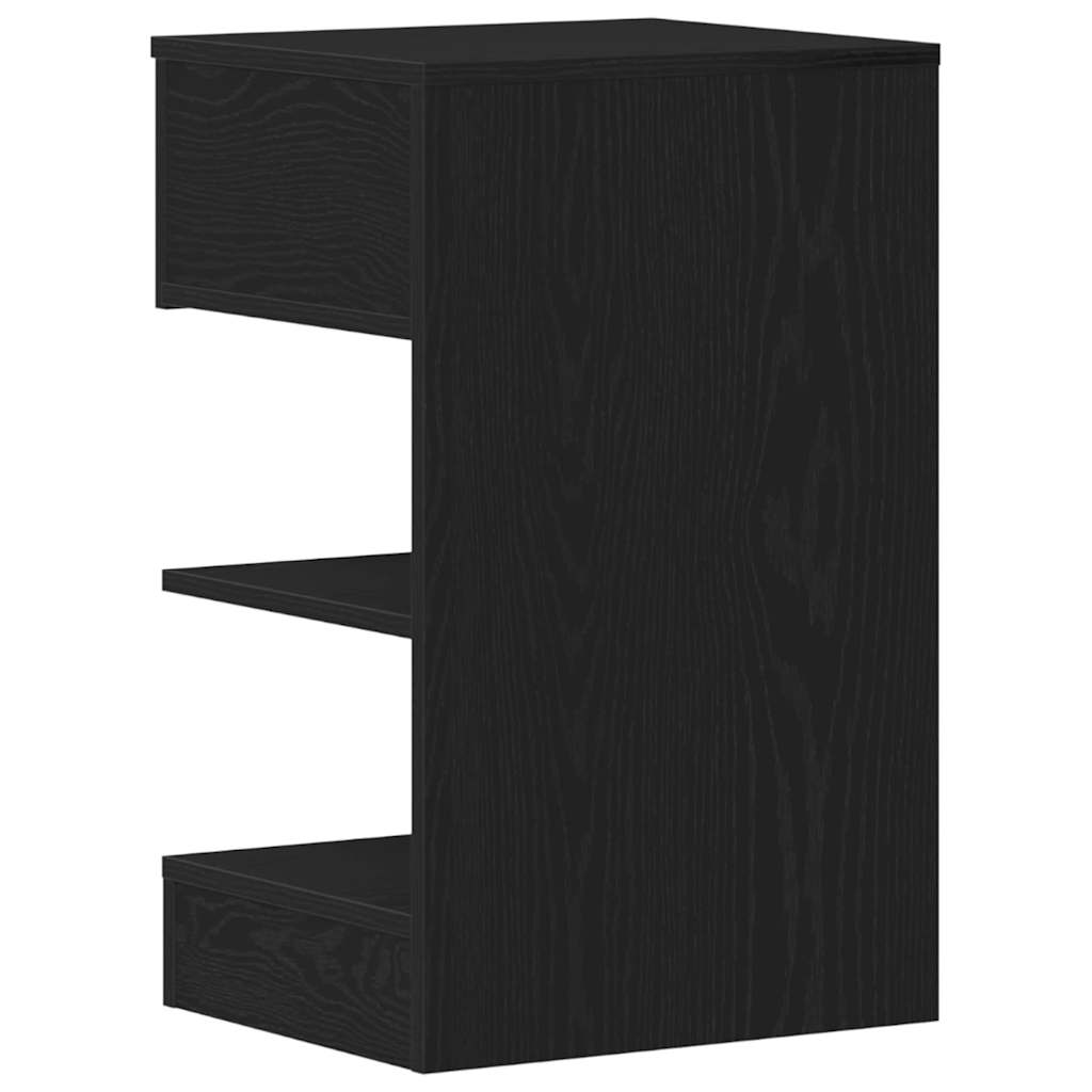 Noćni ormar Crni hrast 40 x 35 x 65 cm Konstruirano drvo