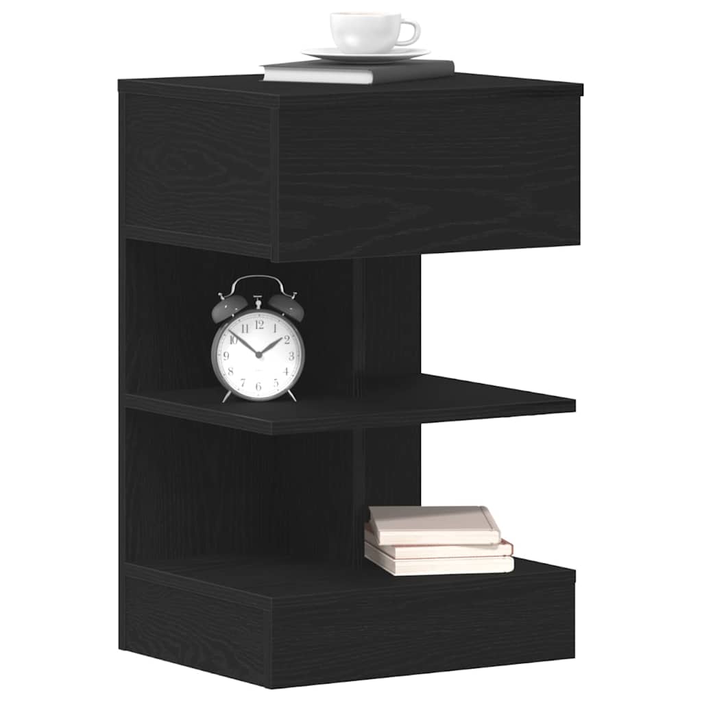 Noćni ormar Crni hrast 40 x 35 x 65 cm Konstruirano drvo