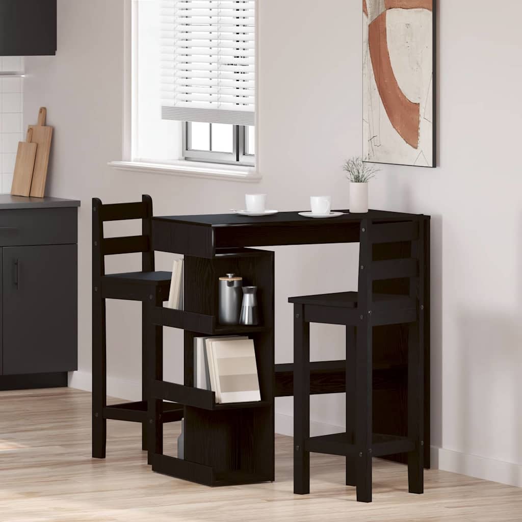 Stol za bar Crni hrast 100 x 48 x 101,5 cm Konstruirano drvo