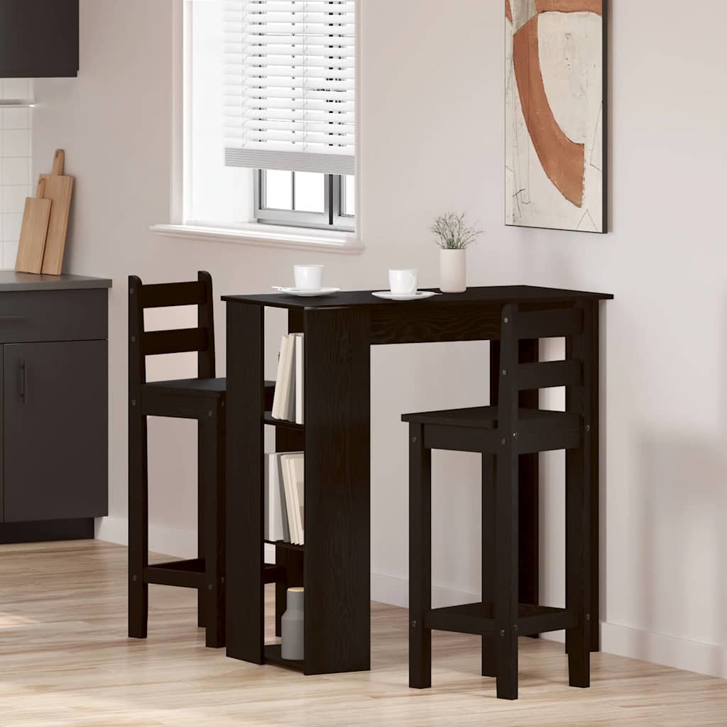 Stol za bar Crni hrast 102 x 50 x 103,5 cm Konstruirano drvo