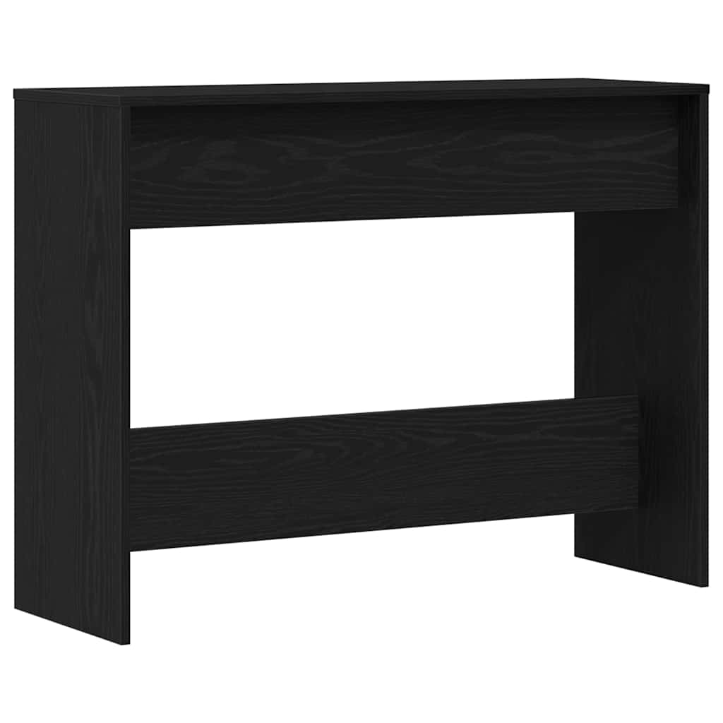 Konzolna stolica s ladicama Crni hrast 100 x 35 x 76,5 cm