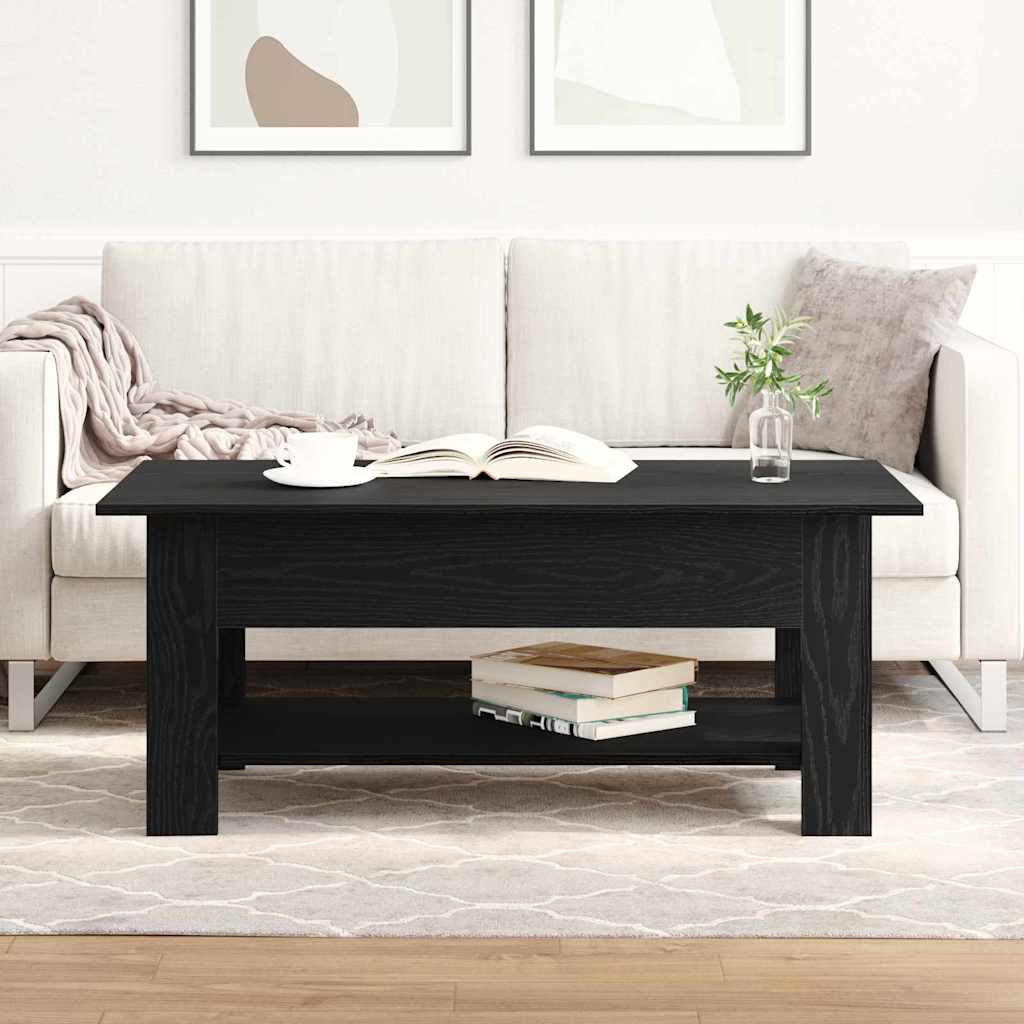 Kava Stol Crni hrast 102 x 55 x 42 cm Konstruirano drvo
