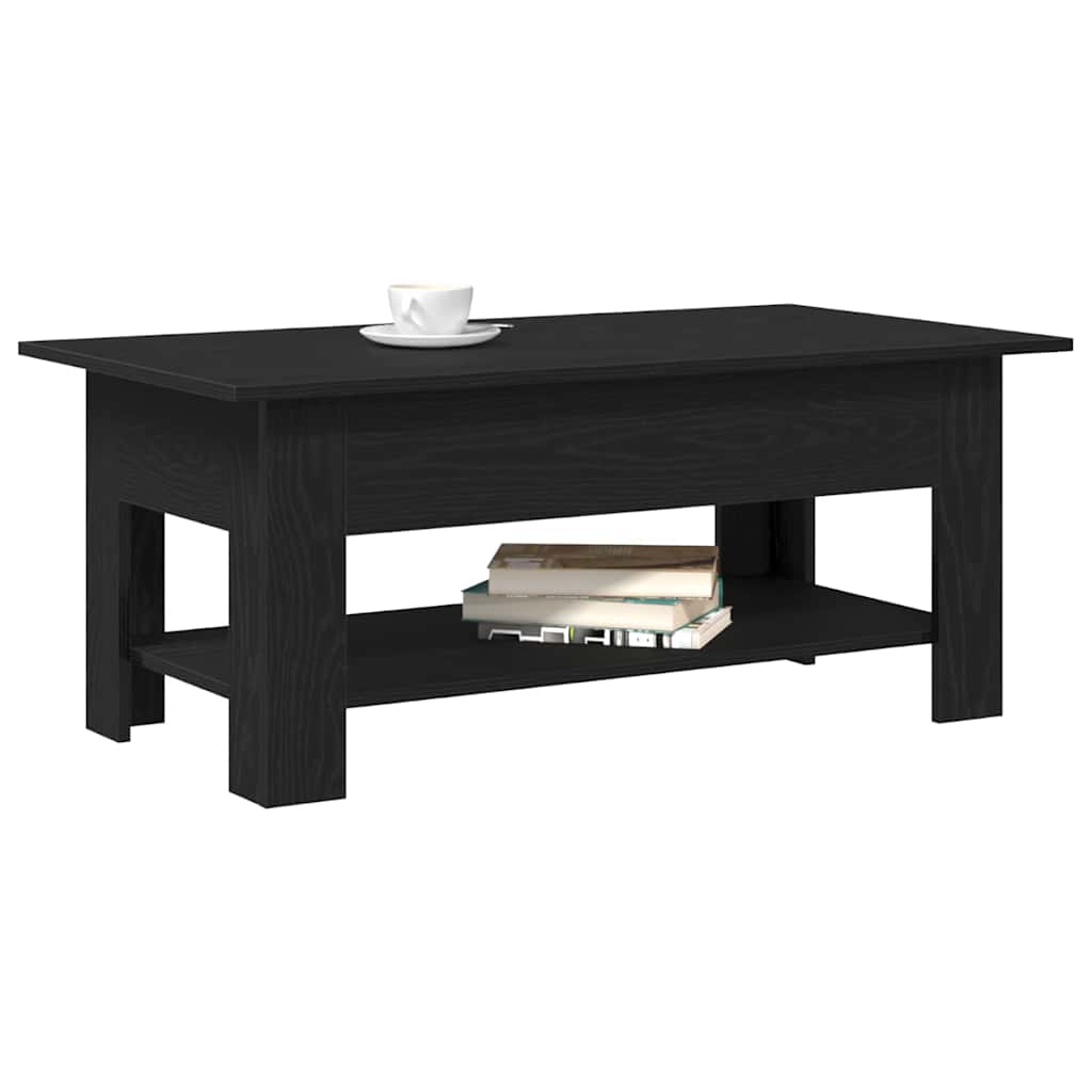 Kava Stol Crni hrast 102 x 55 x 42 cm Konstruirano drvo