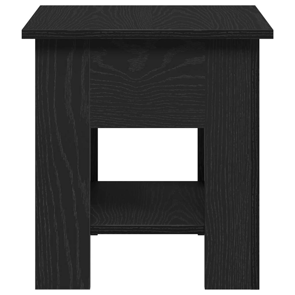 Kava Stol Crni hrast 40 x 40 x 42 cm Konstruirano drvo